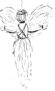 kerstengel van kamband