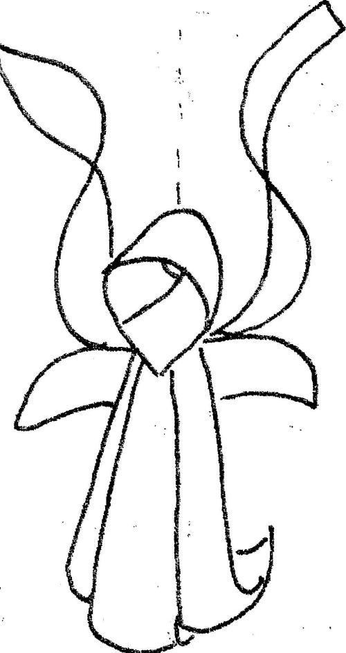 kerstengel van papier