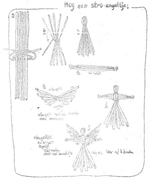 kerstengel van stro 2
