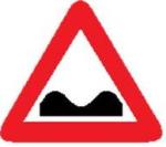 verkeersbord uitholling overdwars